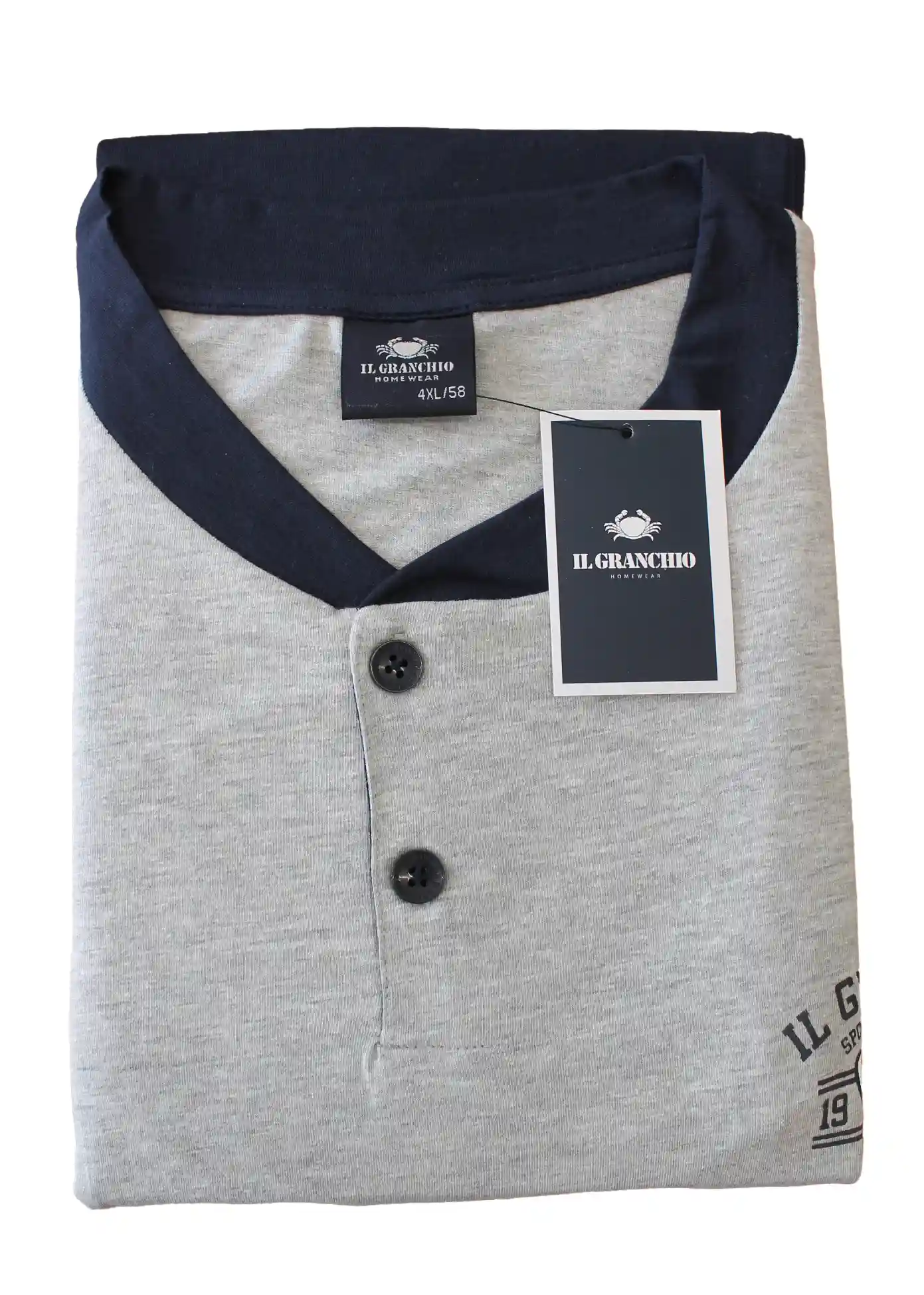 Pigiama Uomo Corto Calibrato | Il Granchio 1052c - immagine 4