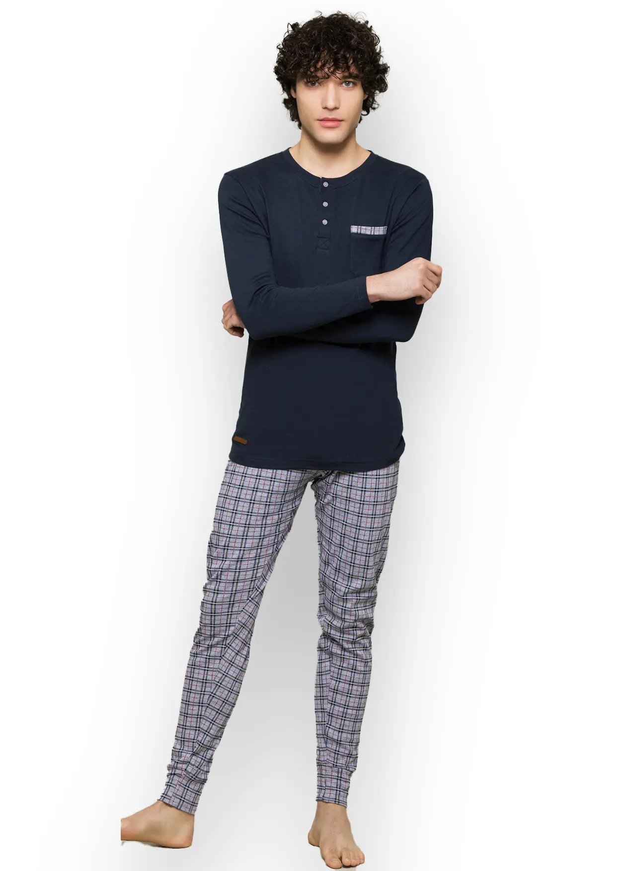 Pigiama Uomo Caldo Cotone Calibrato 3XL 4XL 5XL | Pigiamiamoci - immagine 6