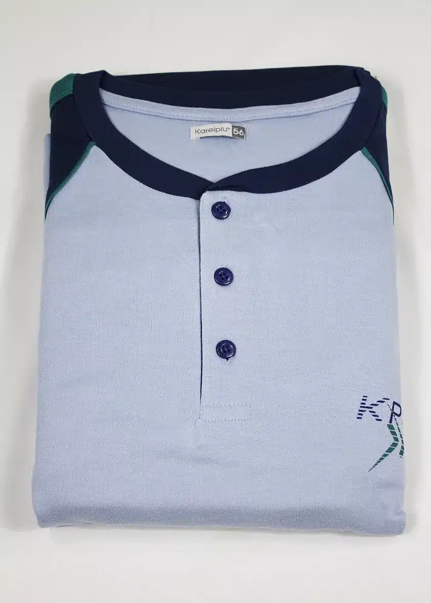 Pigiama Calibrato Uomo Caldo Cotone | Karel 5137 - immagine 4