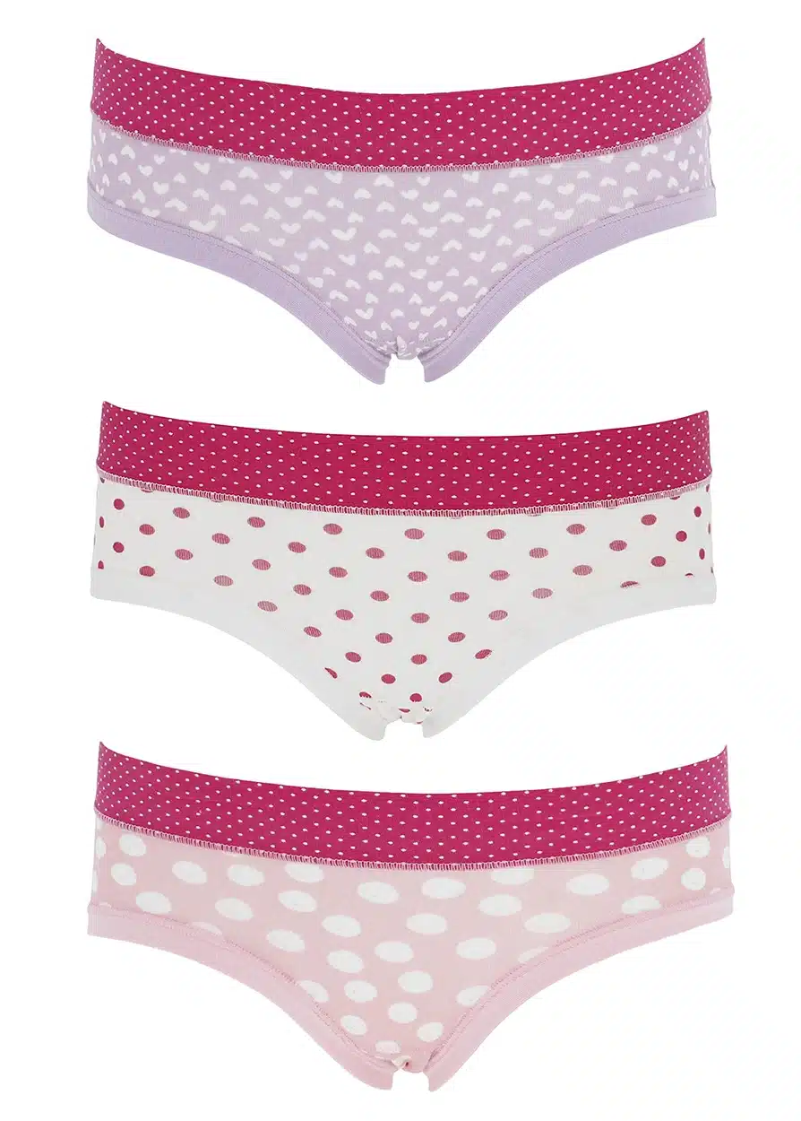 Slip Bambina cotone 2 e 4 anni | Cotonella Tris 298 - immagine 4