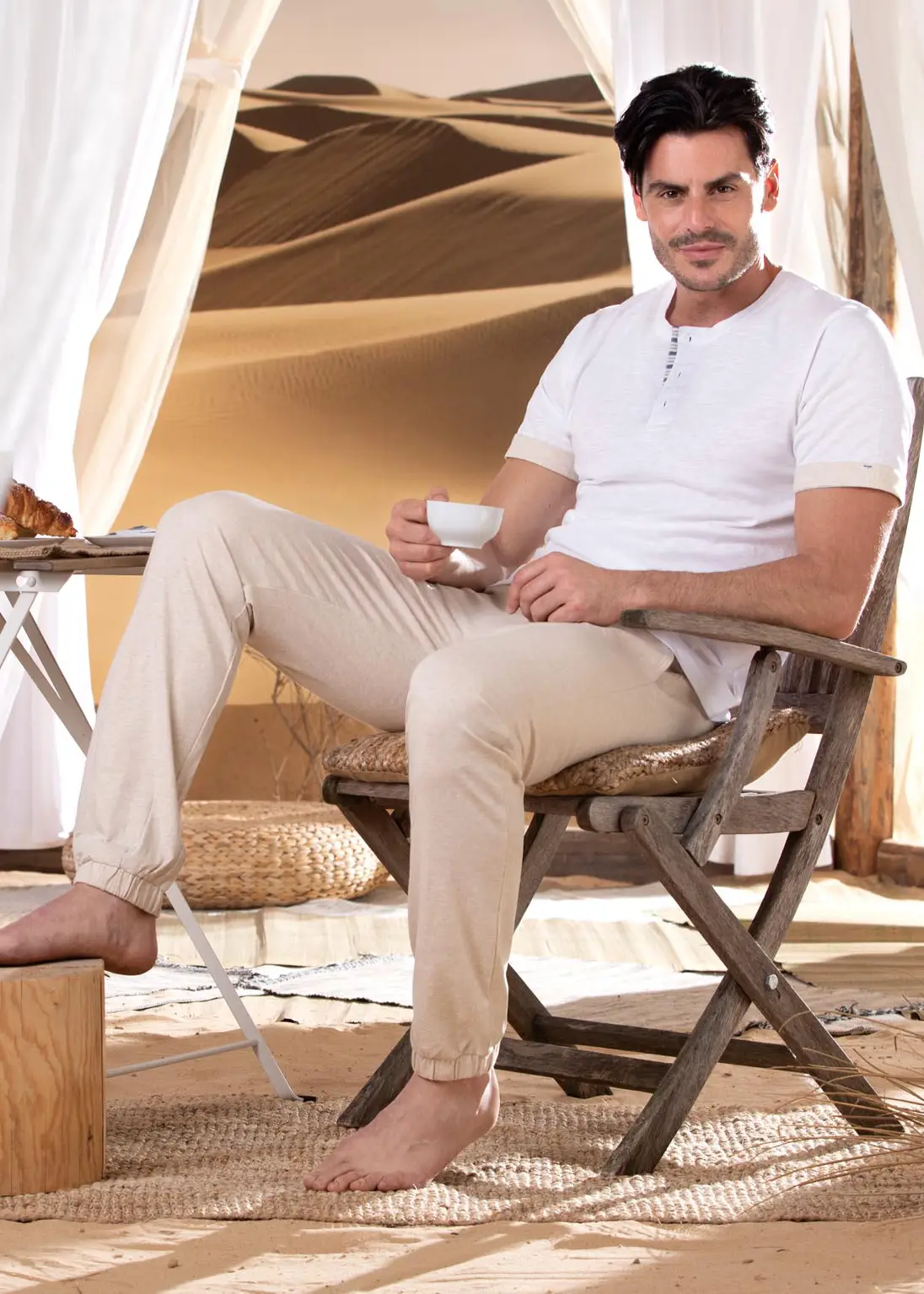 Pigiama Lungo Uomo Cotone Organico | Cotonella - immagine 3