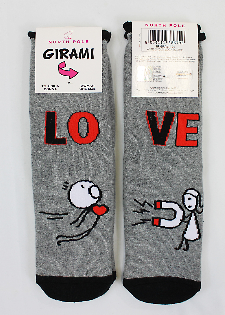 Calzini antiscivolo donna | North Pole | Love - immagine 3