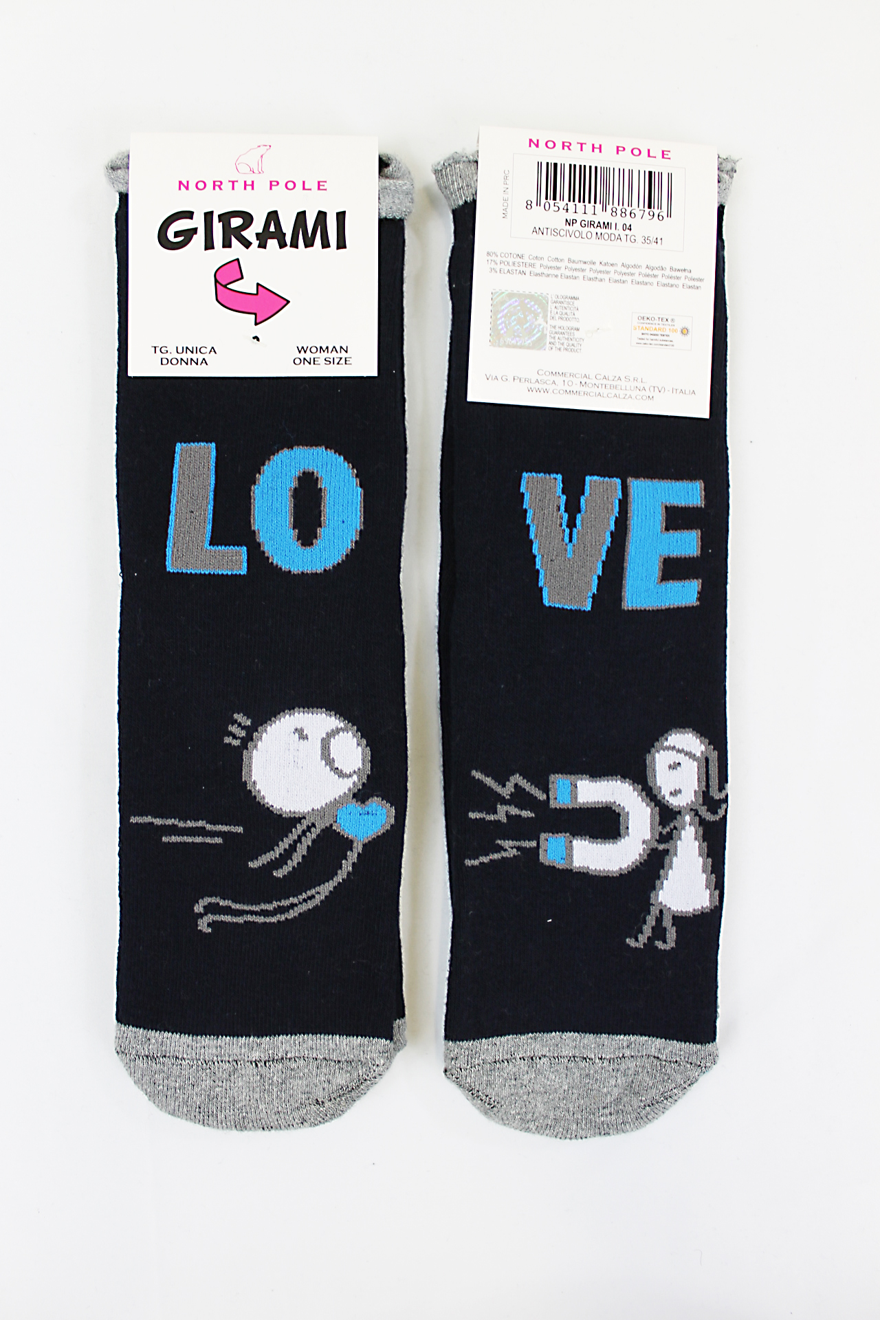 Calzini antiscivolo donna | North Pole | Love - immagine 4