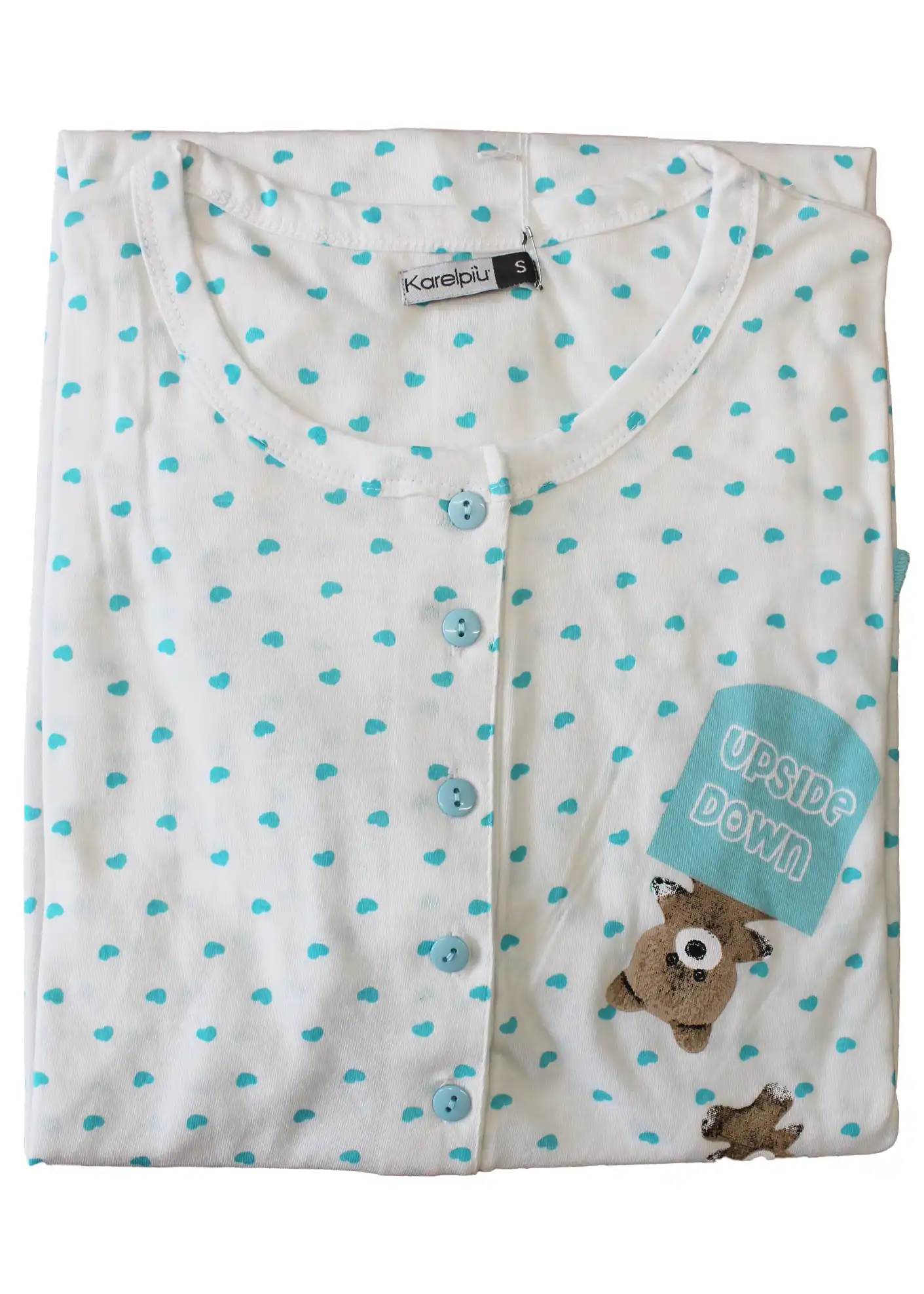 Camicia da Notte Allattamento Parto Maternità Karelpiù 2118 - immagine 5