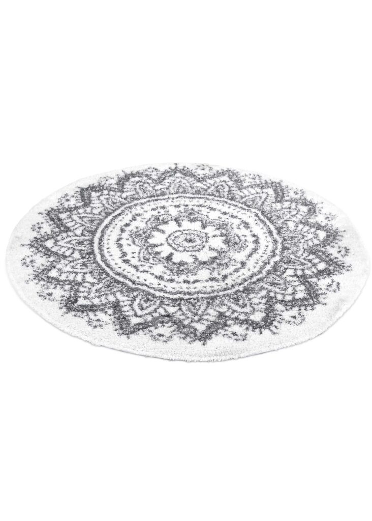 Tappeto Bagno Tondo | Lovely Shabby Mandala