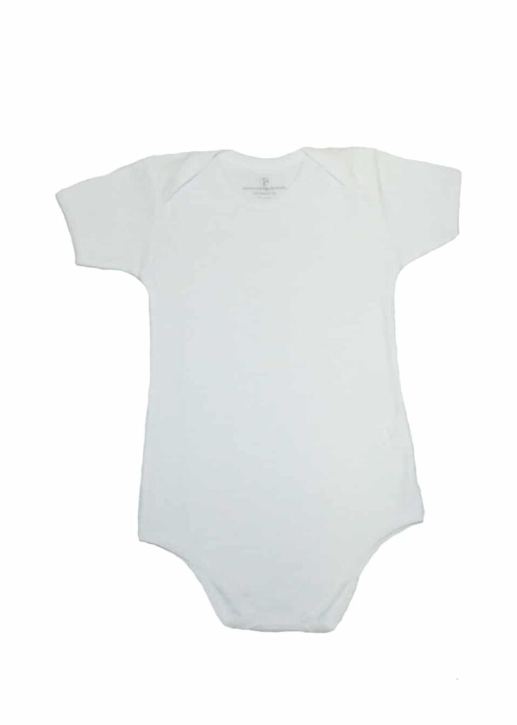 Body Neonato/a Caldo cotone | Mezza manica | Bianco