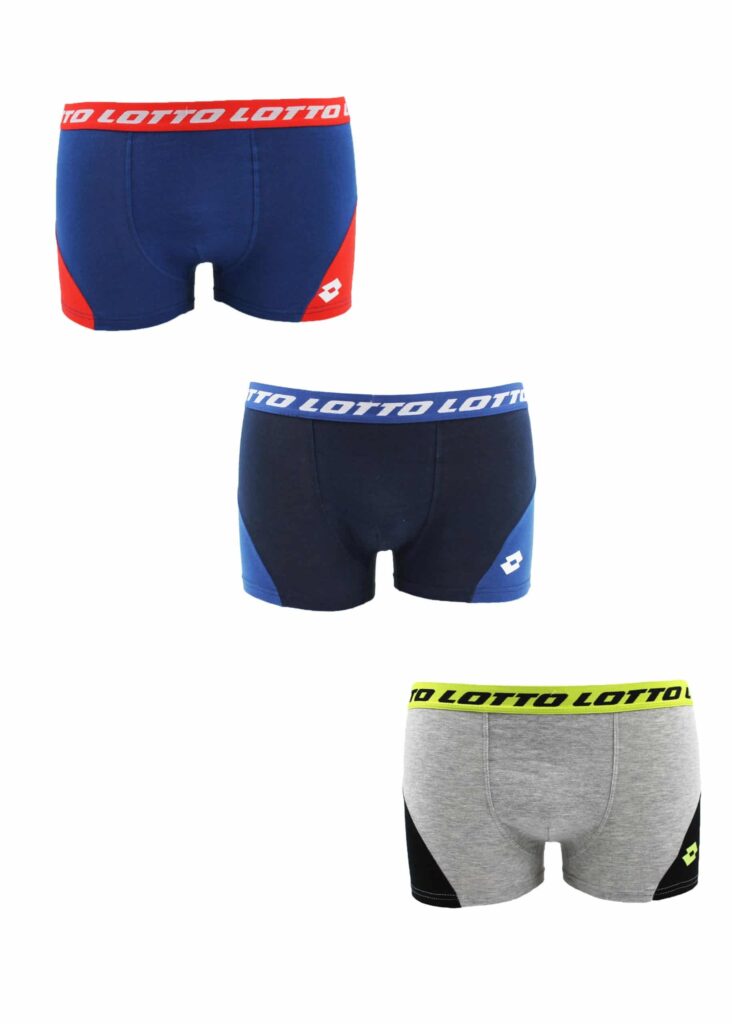 Boxer Ragazzo Lotto Tris assortito 9-16 anni 4231