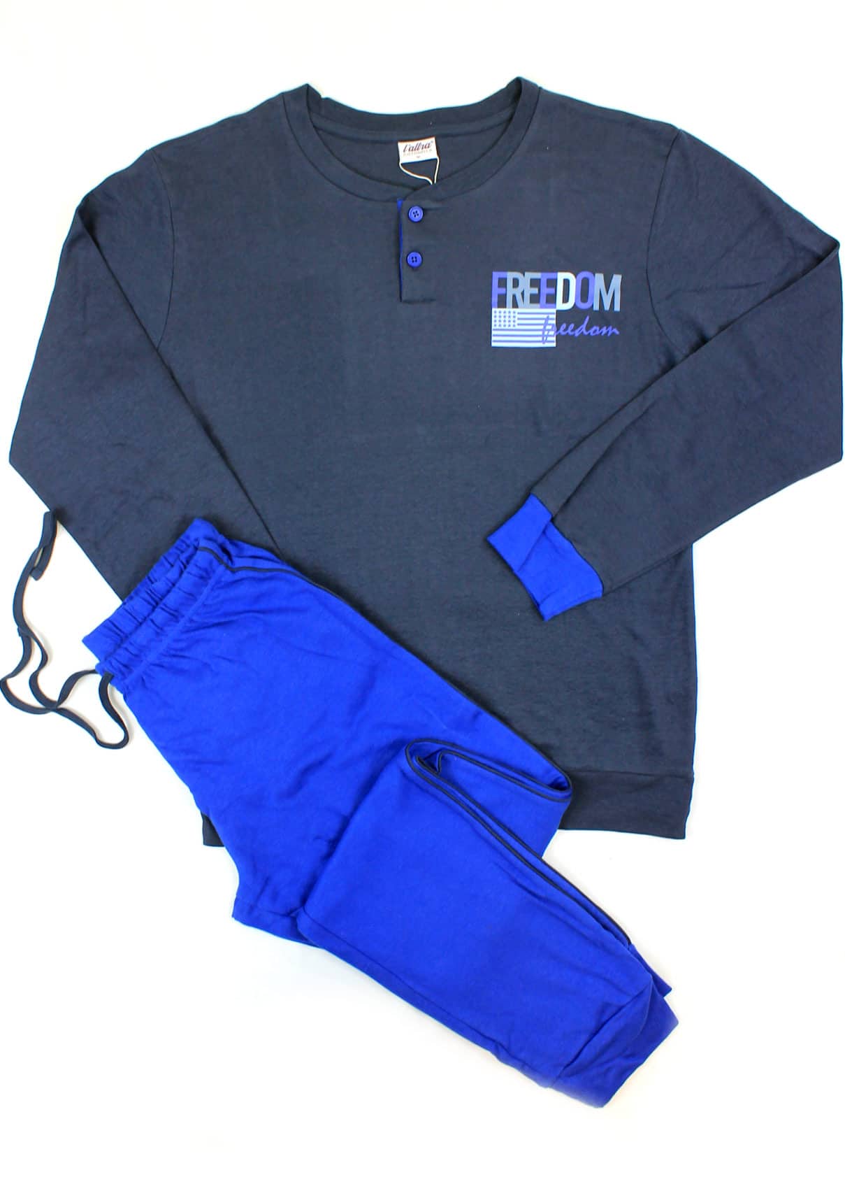 Pigiama Uomo Caldo cotone Cotonella Freedom - immagine 3