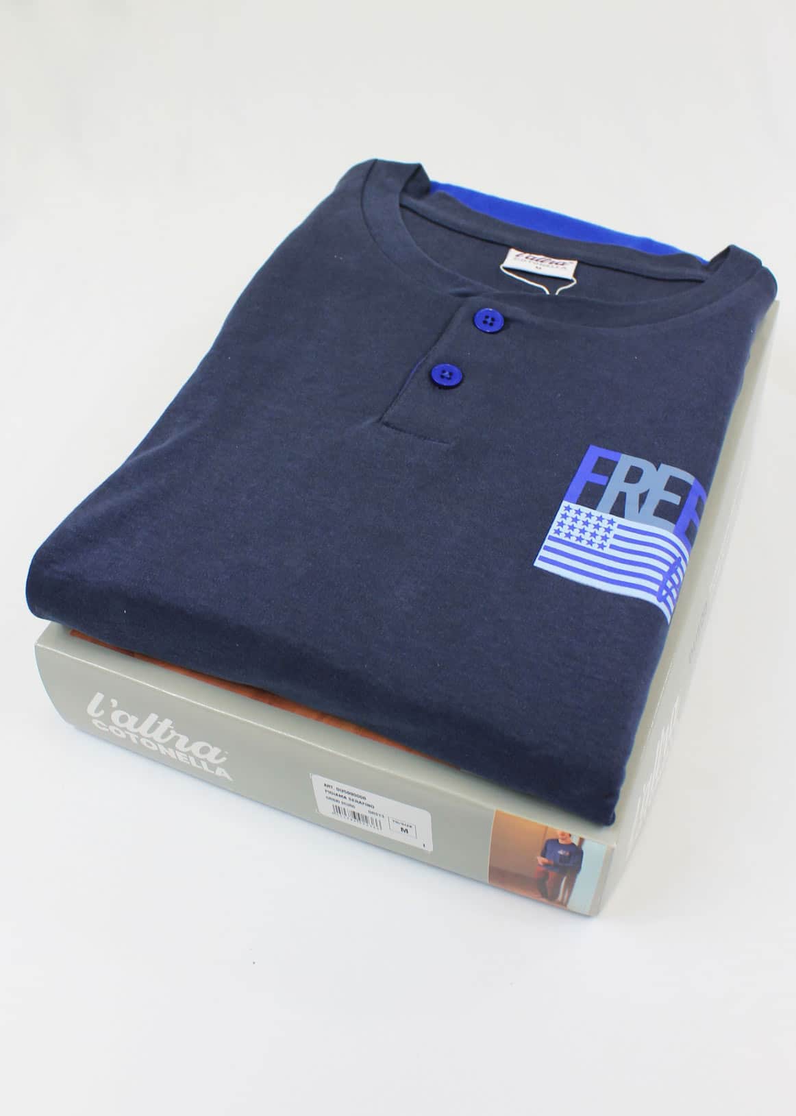 Pigiama Uomo Caldo cotone Cotonella Freedom - immagine 5