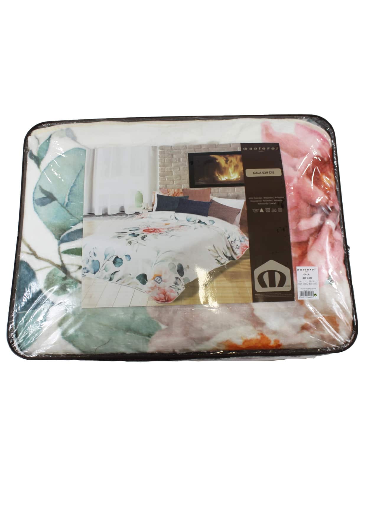 Copriletto Matrimoniale Coral velluto| Manterol 539 - immagine 3