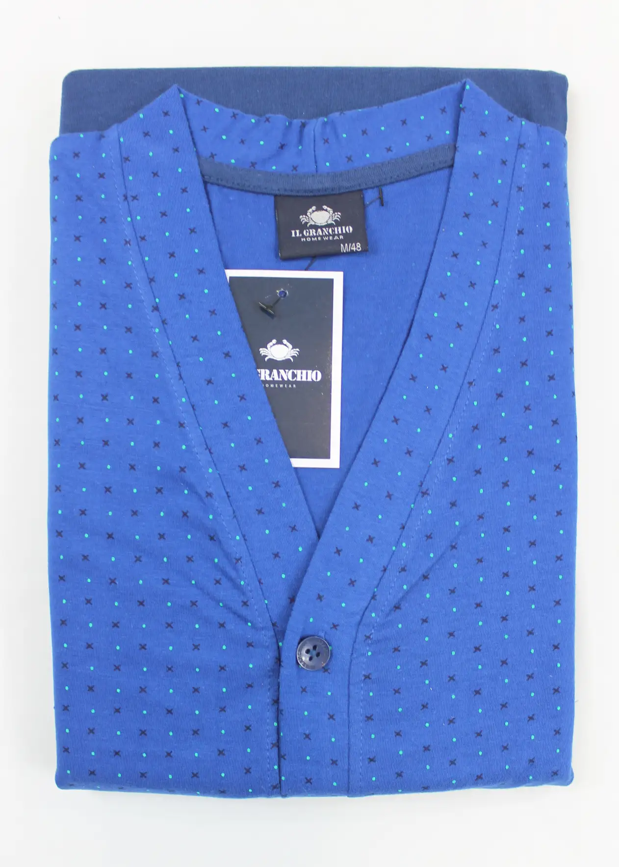 Pigiama Uomo Cotone Aperto | Il Granchio 1039A - immagine 3