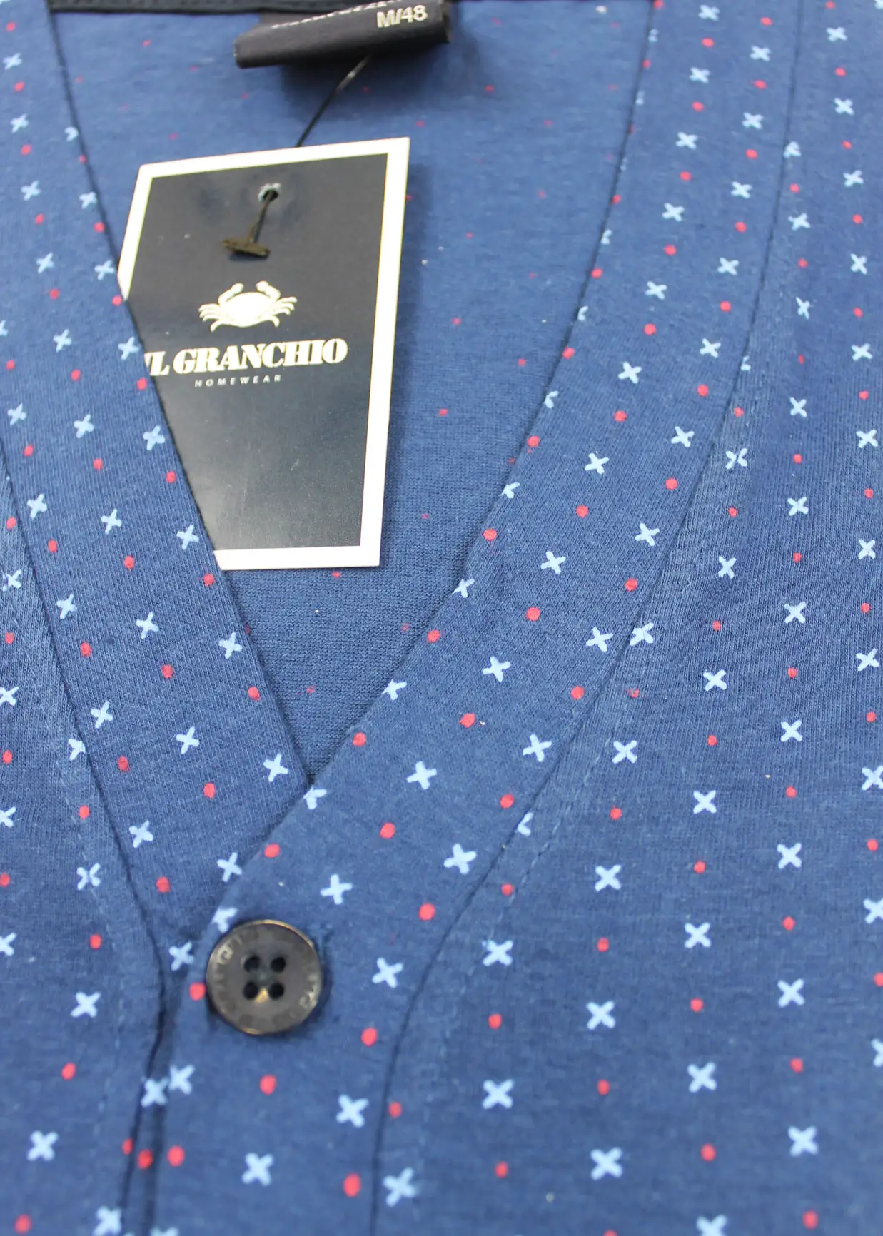 Pigiama Uomo Cotone Aperto | Il Granchio 1039A - immagine 5