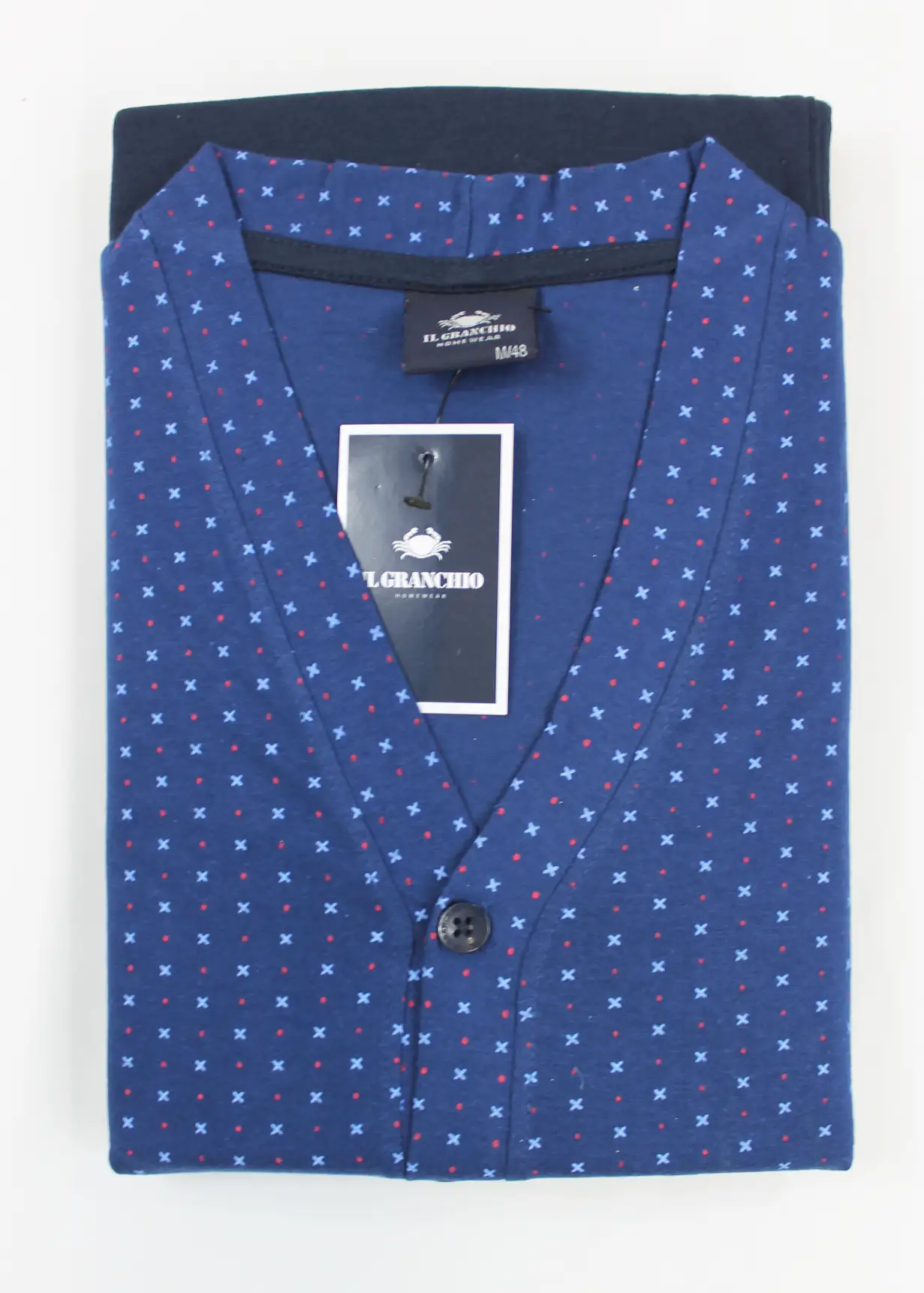 Pigiama Uomo Cotone Aperto | Il Granchio 1039A - immagine 4