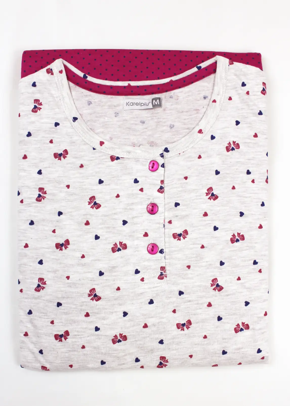 Pigiama Donna Lungo Cotone | Karelpiù 2047 - immagine 5