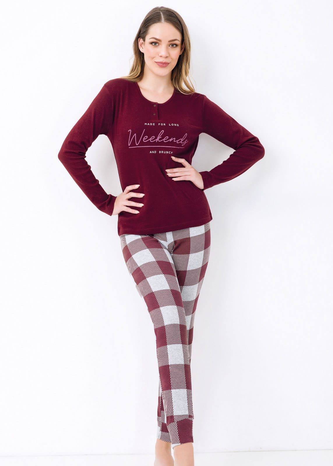 Pigiama Donna Caldo Cotone | IlGranchio 6001 - immagine 5