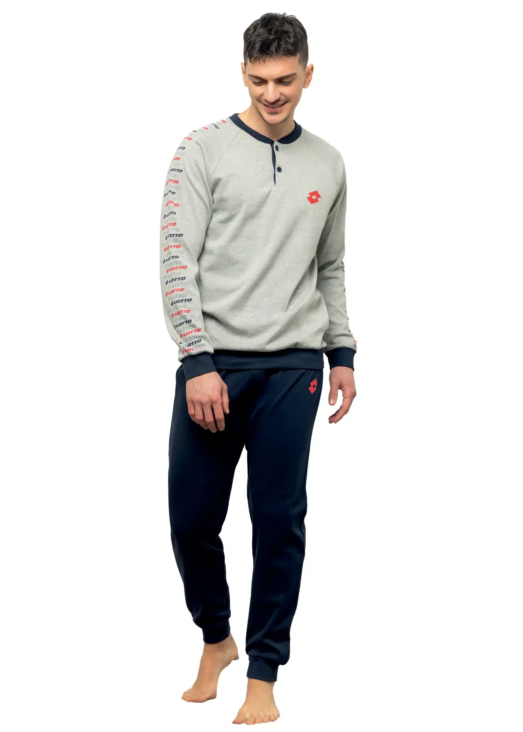 Pigiama Caldo Cotone Uomo Lotto 2092 - immagine 3