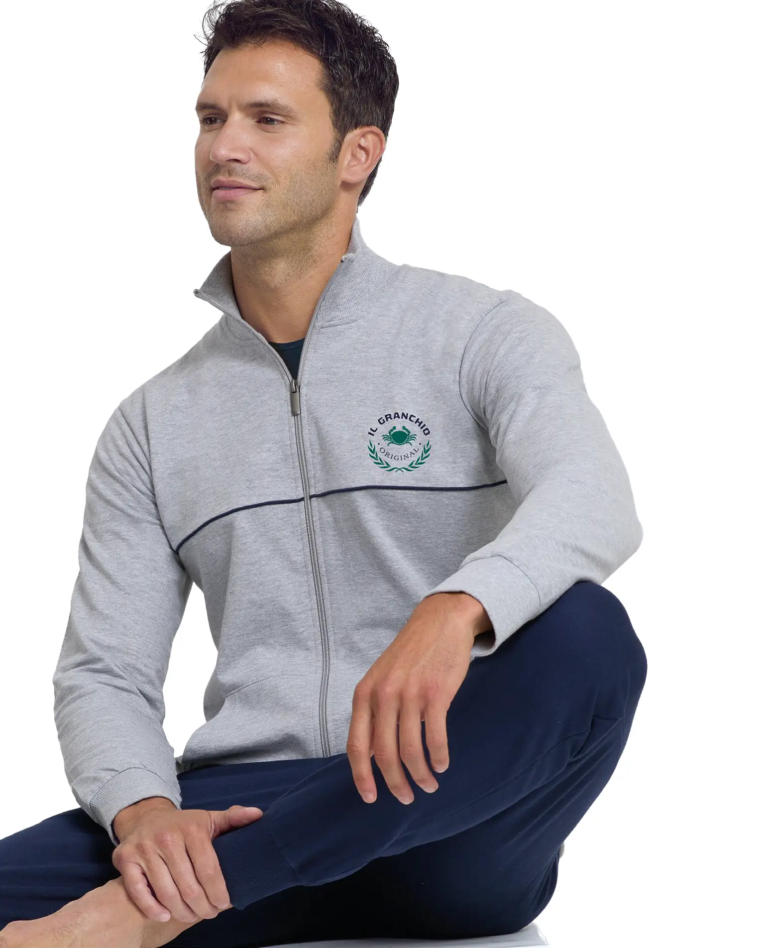 Tuta Completa Uomo in Cotone Garzato | IlGranchio - immagine 4