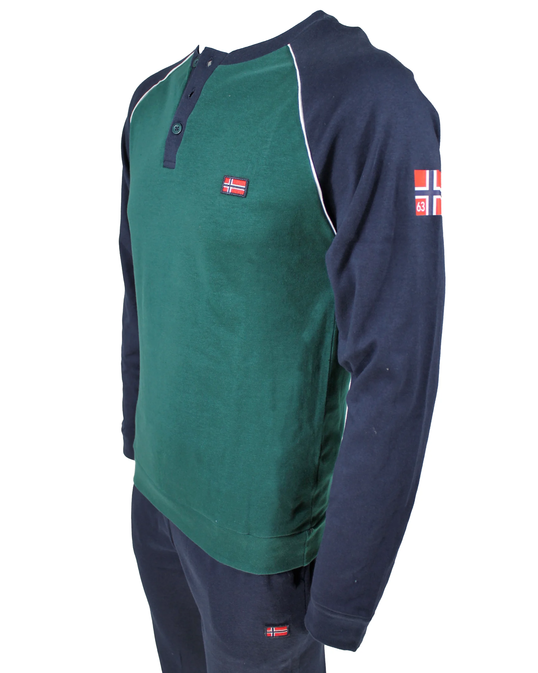 Pigiama Uomo in Caldo Cotone Interlock | Norway Nautical - immagine 4