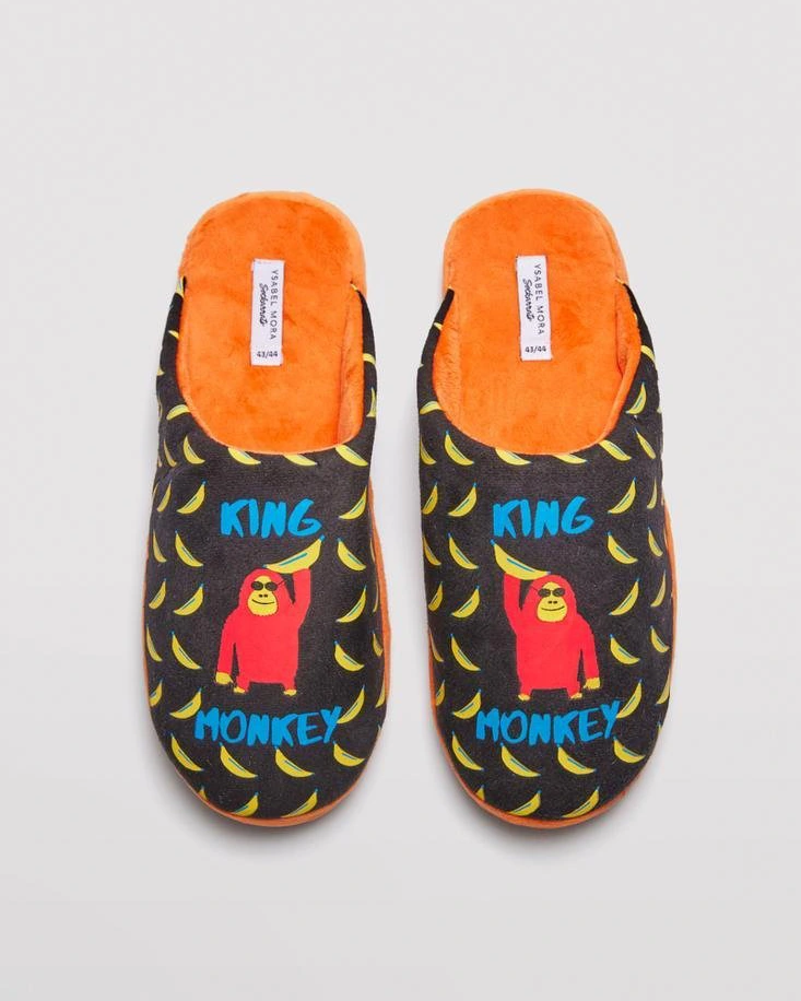 Pantofole Aperte Uomo Ragazzo in Ciniglia Suola Morbida - immagine 3