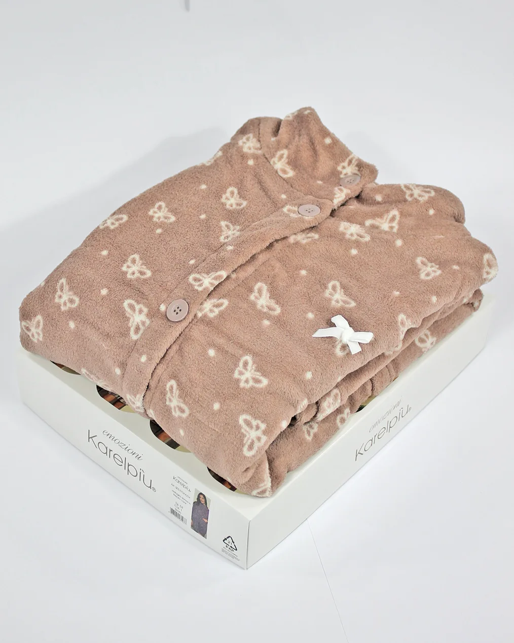 Vestaglia Donna Pile Coral Calibrata 56 58 60 Emozioni by Karel - immagine 3