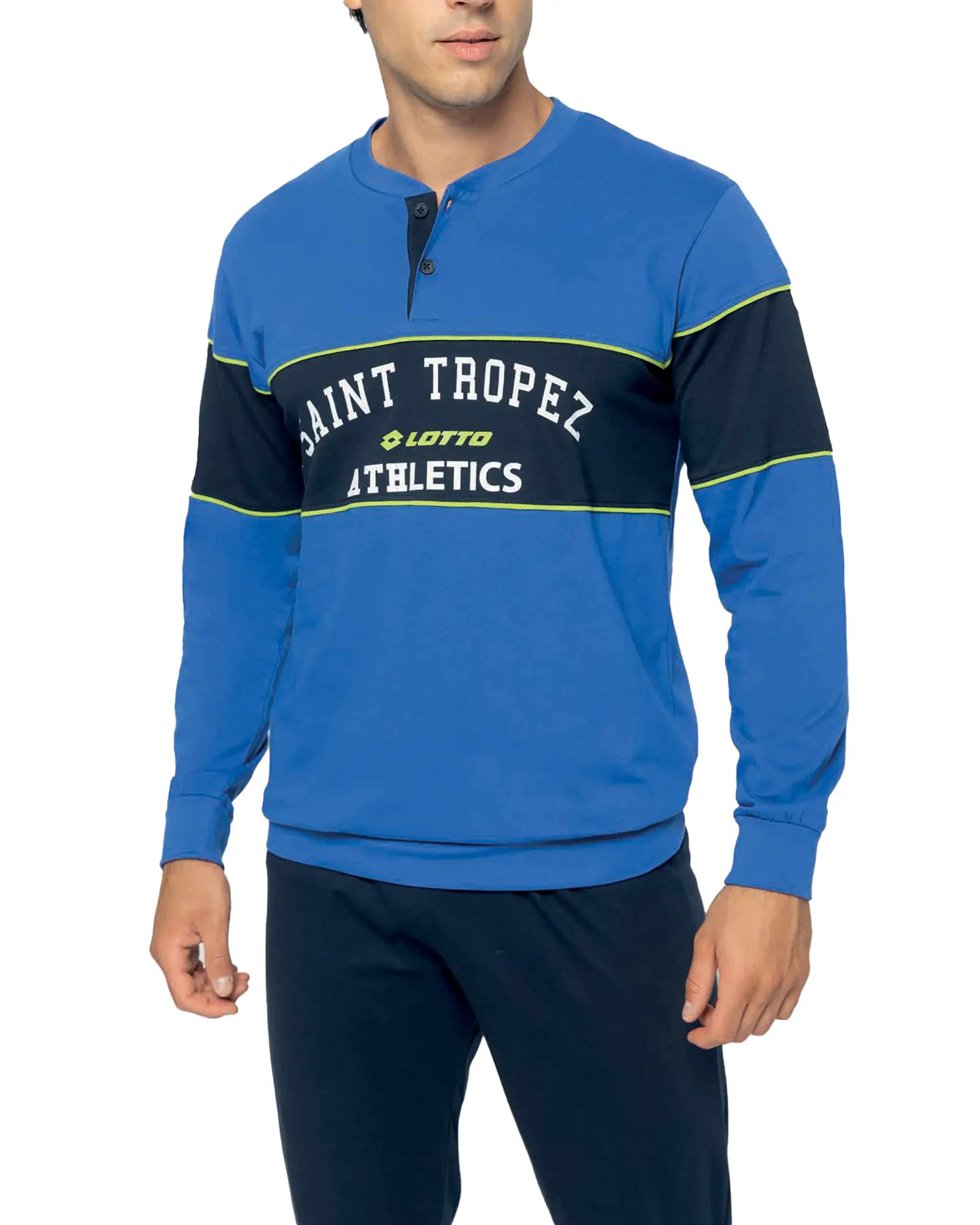 Pigiama Uomo Cotone Leggero Lungo Lotto 185 - immagine 3