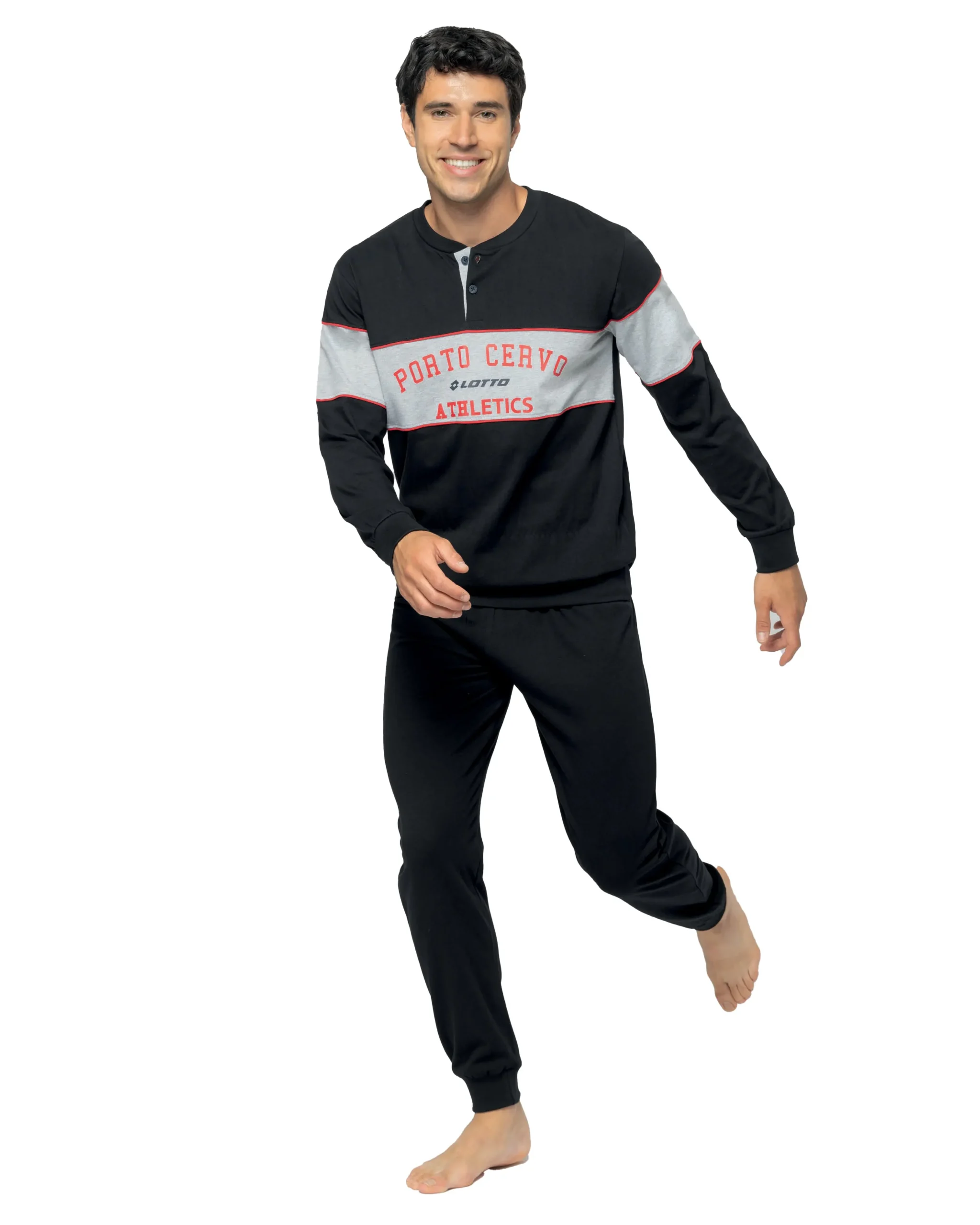 Pigiama Uomo Cotone Leggero Lungo Lotto 185 - immagine 4