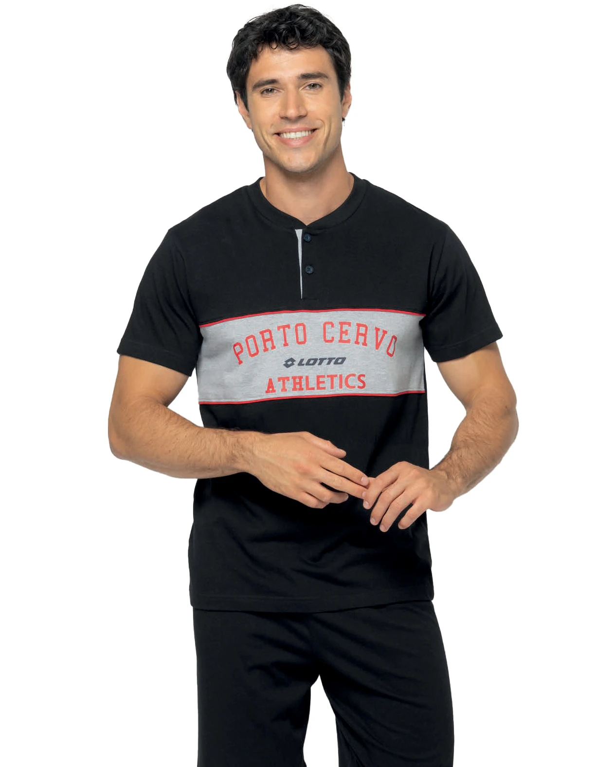 Pigiama Uomo Corto in Cotone Estivo | Lotto 1199 - immagine 4