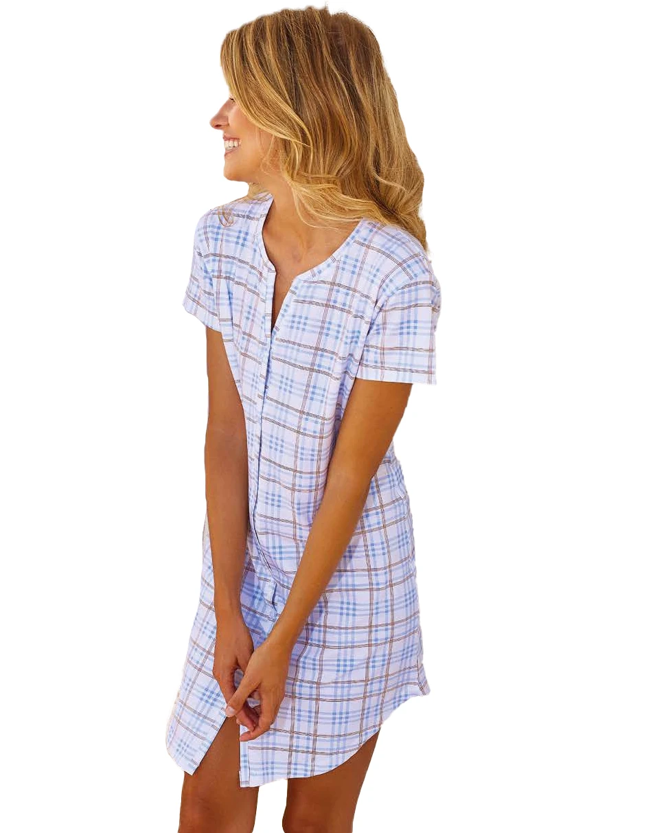 Camicina Notte Vestitino Jadea con bottoni 3202 - immagine 3