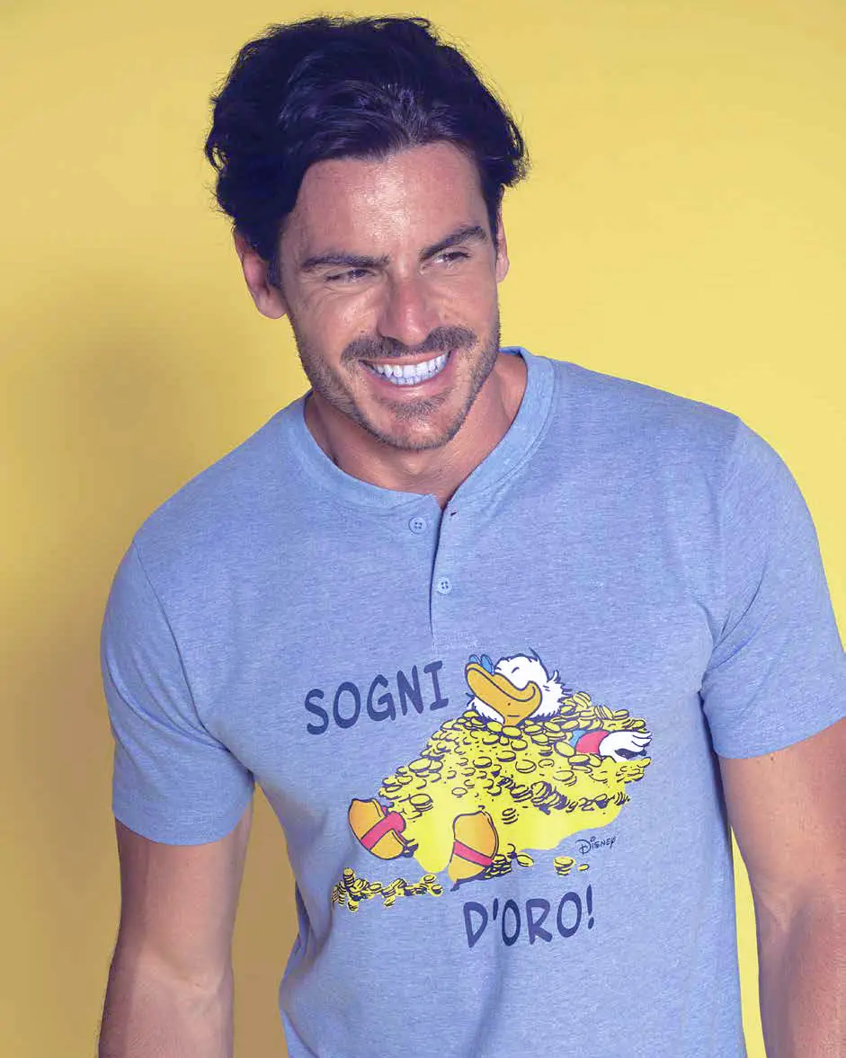 Pigiama Uomo Corto T-shirt Pantaloncino | Personaggi Disney - immagine 4