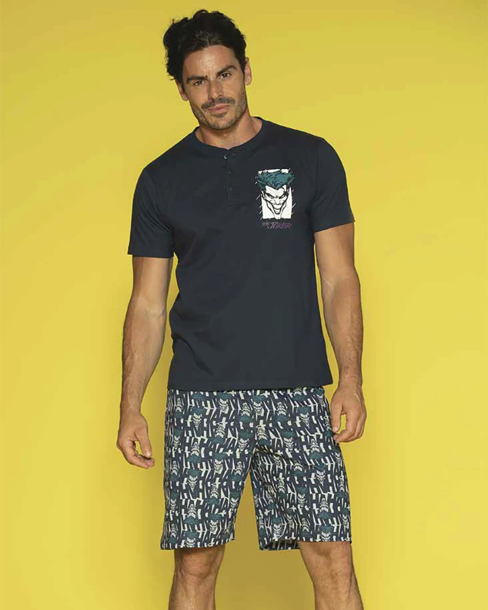 Pigiama Uomo Corto T-shirt Pantaloncino | Joker - immagine 4