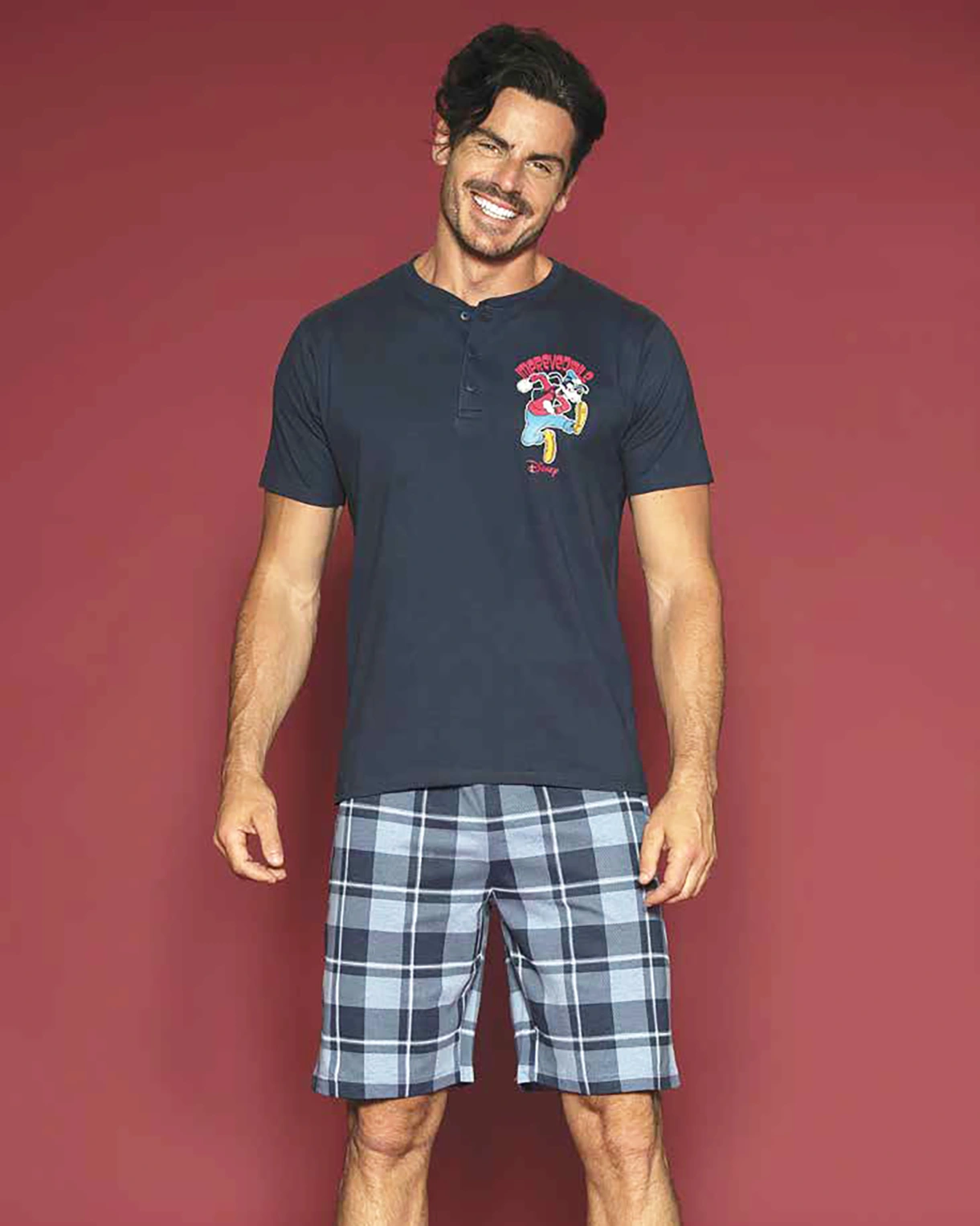 Pigiama Uomo Corto T-shirt Pantaloncino | Personaggi Disney - immagine 3