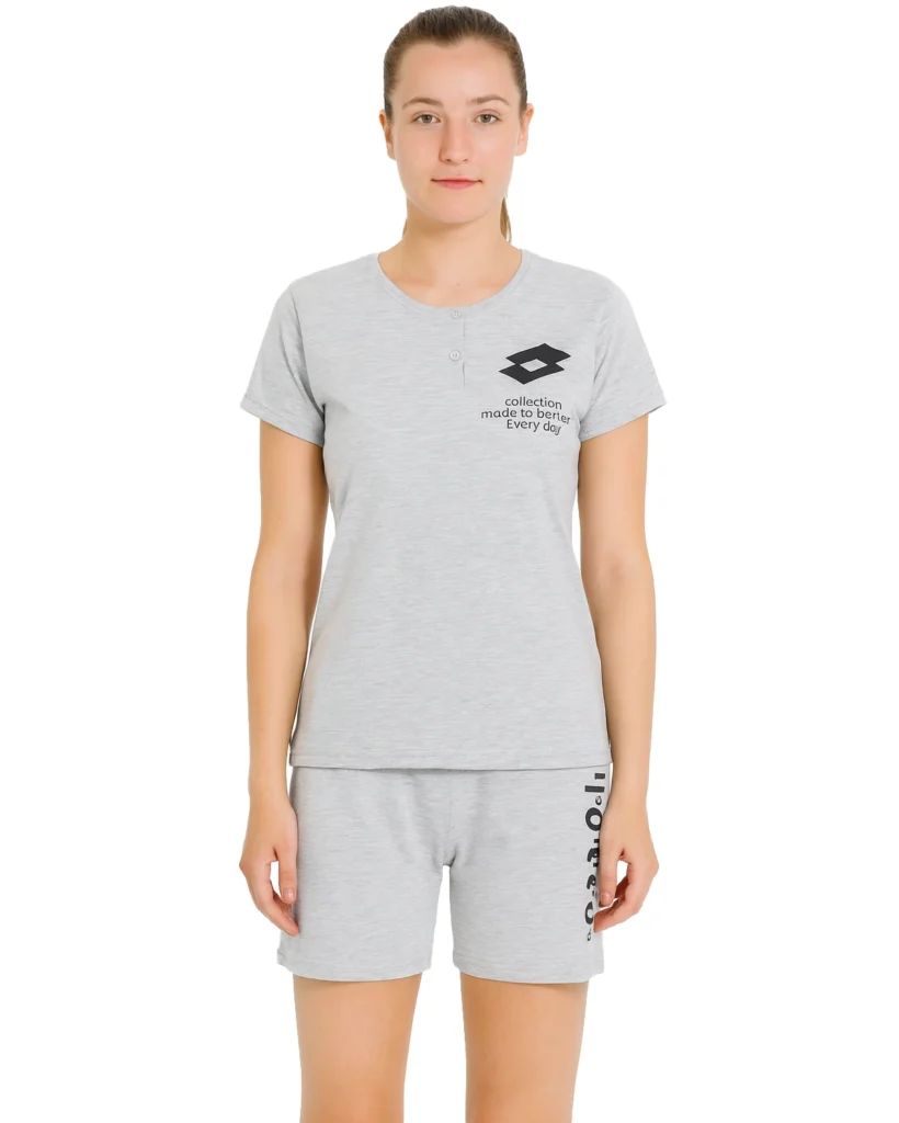 Pigiama Corto Donna Estivo in Cotone | Lotto Sportivo 5213