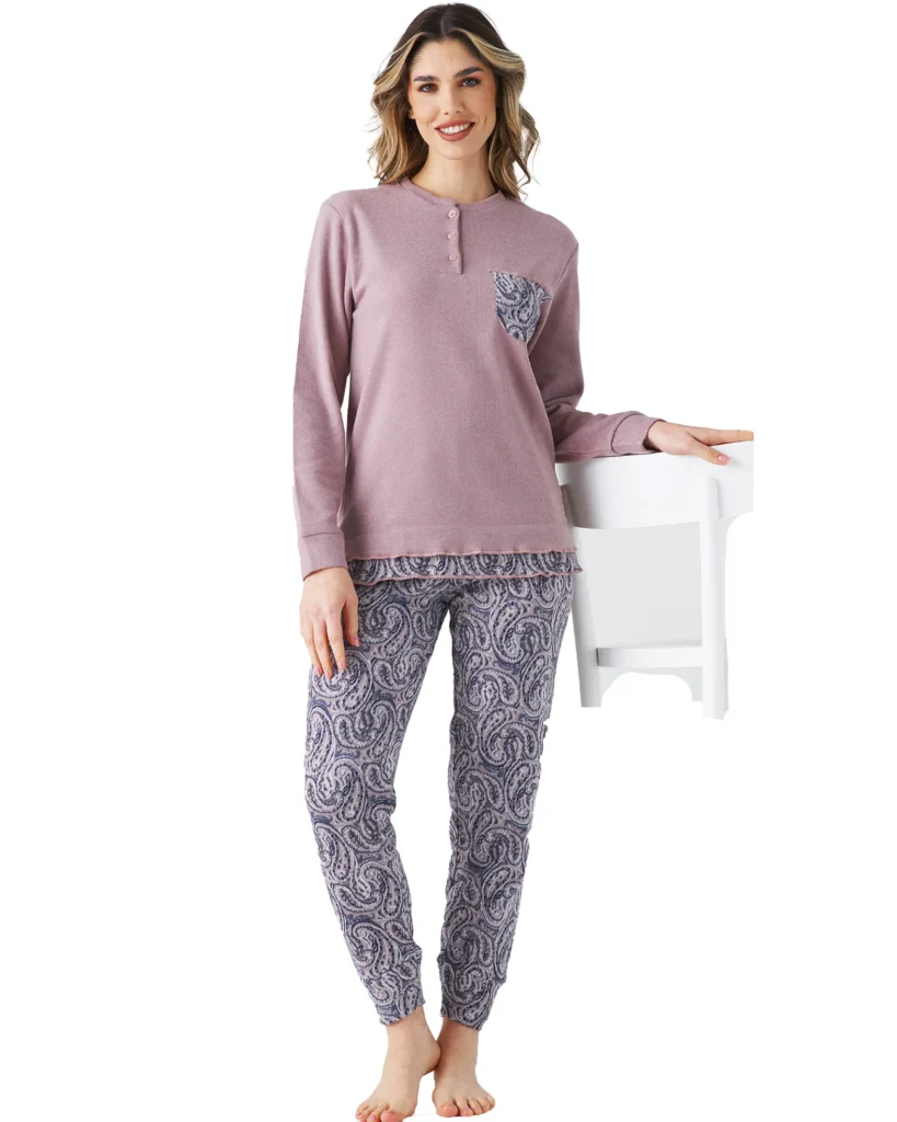Pigiama Donna Invernale Punto Milano – Pigiamiamoci 4204