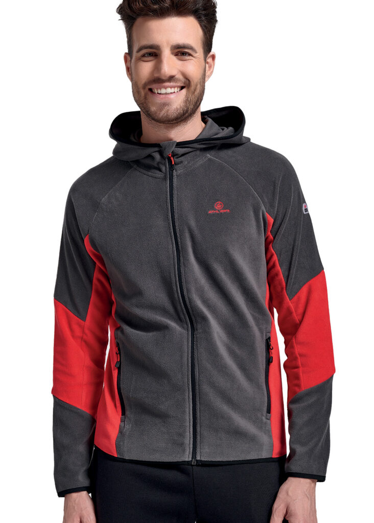 Giacchetto in Micropile Uomo con cappuccio e tasche – Athl Dpt.